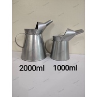 Stainless Steel Minyak Liter/Botol Sukat/Tin Jug
