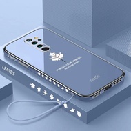 Casing Maple Redmi Note 8 Pro Softcase Elektro Plating Bonus Tali Strap