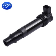 คอล์ยจุดระเบิดหัวเทียนมอเตอร์ไซต์พร้อมฝาปิดแรงดันสูงสำหรับ Kawasaki Ninja 600 ZX-6RR ZX-6R ZX600 J1H