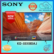 SONY KD-55X80AJ X80AJ 55" | 4K Ultra HD | High Dynamic Range (HDR) | Smart TV (Google TV)