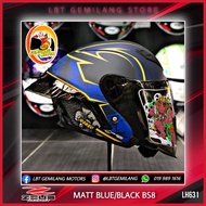 ZEUS Helmets LH631 [MATT BLUE/BLACK BS8]