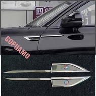 For BMW X7 G07 Car Metal Sticker Fender Modifications Laser Emblem Car Styling Exterior Accessories 1 Pair