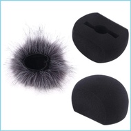 RUN Foam Mic Wind Cover Furry Windscreen Muff for ZOOM H5 H6 Recorder Microphone