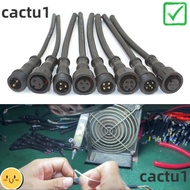 CACTU 2Sets Base Connector Black Display Pin 2Pin 3Pin 4Pin 4 Styles Waterproof Connector Line