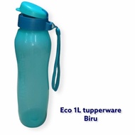 BOTOL AIR MINUM ECO 1LITER TUPPERWARE WARNA FANTA DAN HITAM 2PCS PROMO