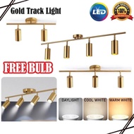 Gold Track Light Ceiling Light with GU10 Bulb
