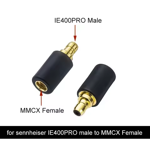 OKCSC MMCX Cable Connected HIFI Headphone Converter Connector to Sennheiser IE100pro IE400 IE500pro