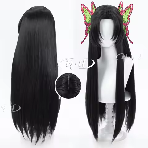 ND Kanae Kocho Cosplay Wigs Hair Hairpiece for Comic-con Cosplayer Halloween Costume Party