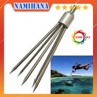 Xiên Bắt Cá 5 Tiêu Có Ngạnh - Chất Dụng Cụ Bắt Cá Chĩa Bắt Cá Lao Xiên