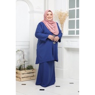 Baju Kurung Kebarung Ironless Saiz 3XL - 5XL Plain Loose Plus Size Ready Stock Raya Sale Baju Raya 2024 Viral