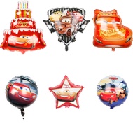 Lightning McQueen Cars 2 Racing F1 Birthday Party Decoration Big Size Foil Balloon