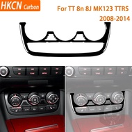 For Audi TT 8N 8J MK1 MK2 MK3 2008-2014 Accessories Piano Black Car Interior Air Conditioning Button