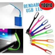 Bendable Mini USB LED Lamp Flexible 5V 1.2W Book Light For Power Bank Notebook Computer Laptop USB N