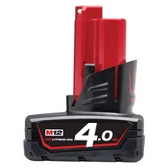 Milwaukee M12 B2 B4 HB5 แบตเตอรี่ Li-On 2.0 4.0 5.0 แอมป์อาว 12 โวลท์ มิลวอคกี้