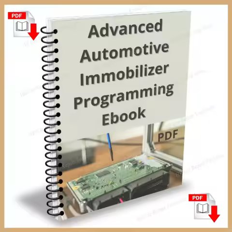 Advanced IMMO BOOK Automotive Immobilizer Programming Ebook 327 Pages PDF Check/Diagnose/Repair Car 