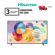 {FREE SHIPPING} Hisense 58" 4K UHD Smart TV A6100K Series 58A6100K Television Replace 58A6100H
