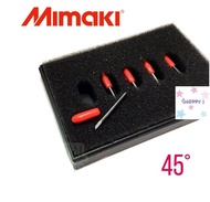 ใบมีดเครื่องตัดสติ๊กเกอร์ Mimaki มิมากิ (30°/45°/60°) 1 กล่องมี 5 ใบมีด คุณภาพดี