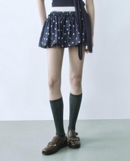 URBAN REVIVO - Chân váy chữ A mini chấm bi dáng xoè UYU550048-L8A
