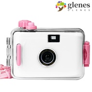 GLENES Waterproof Lomo Camera, 35mm Reusable Children Retro Camera, Mini Colorful Waterproof Retro C