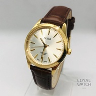 Jam Tangan ALBA ORIGINAL WANITA ARX142 GOLD SILVER COKLAT