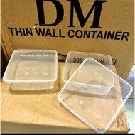 Thinwall 1000 ML sq thinwall box 1000ml sq brand dm plastic lunch box food container
