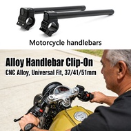 Handlebar Clip-On Fork 37/41/51mm Handlebar Alloy CNC Motorcycle Universal