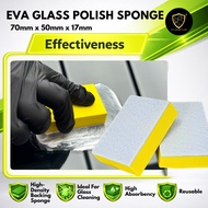 【CP CAR Detailer】Eva Glass Polish Pad Sponge Wool Felt Glass Oil Film Cleaning