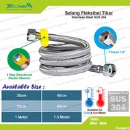 Flexible Braided Toilet Sink Hose 30cm 40cm 50cm 60cm 1M 1.5M