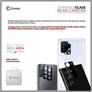 Realme C12 - Copper Tempered Glass Kamera Full Black