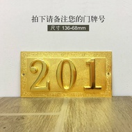 Metal Signage House Number Customized Number Room Number Hotel Number Plate