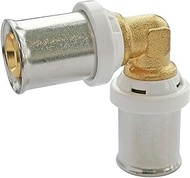 SOMATHERM FOR YOU - Pack of 10 DC Angle Press Fittings for Multilayer Pipe Ø20 - Multi Certified TH/
