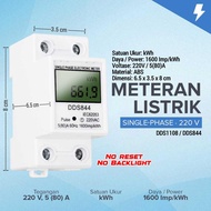 METERAN BOX SEKRING PENGUKUR AMPERE LISTRIK DIGITAL KWH METER 1 PHASE - Skala Bobot