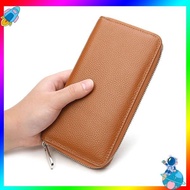 dompet lelaki beg dompet lelaki Jepun single asal 2024 dompet panjang kulit wanita baharu Lapisan atas dompet penyimpanan beg klac wanita cowhide