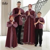 Shahia Servantina - Emyra Sarimbit Lebaran Famset Gamis Couple Mother and Child Baju Kurung Budak Pe
