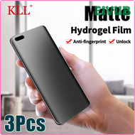 EIVUB 1-3pcs Matte Hydrogel Film for Huawei Nova 10 9 SE 11 Y90 P60 P50 P40 P30 Lite Mate 50 40 30 20 60 Pro Frosted Screen Protector LKJNV