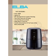 Elba EAF-H3214(BK) C/Knob or EAF-J3213D(BK) Air Fryer 3.2L Large Capacity Touch Control Panel LED Di