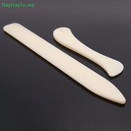 DayDayTO   2pcs Folder Paper Creaser Tool Plastic Bone Scoring Folding Creasing DIY   MY
