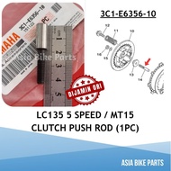 Yamaha Original LC135 5 Speed / MT15 Clutch Push Rod - 3C1-E6356-10