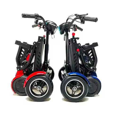 Travel 4 Wheels escooter Elderly Electric Scooter Disabled Handicapped Folding Scooter For Seniors