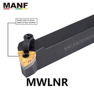 MANF External Turning Tool Holder  Lathe Cutters MWLNR MWLNR-2525M08 Machining Lathe Lathe Tools Machine clamp Arbor