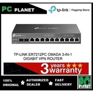 TP-LINK ER7212PC OMADA GIGABIT VPN ROUTER WITH POE+ PORTS AND CONTROLLER ABILITY ER7212PC