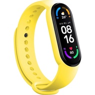 สายรัดข้อมือสำหรับสาย Xiaomi Mi สปอร์ตซิลิโคน Miband สายรัดข้อมือ Band6 Band4สายรัดข้อมือสำหรับสายรัด Xiaomi Mi 3 4 5 6 7