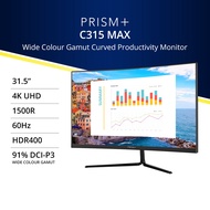 PRISM+ C315 MAX | 31.5" 4K UHD Curved Monitor