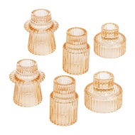 Candlestick Holders Set of 6 Candle Holders for Taper Candlesticks