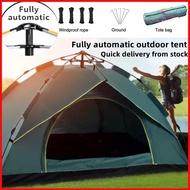 Automatic Tent For Camping 2-6 Person Waterproof Double Layer Camping Tent Outdoor Dome Family Tent.