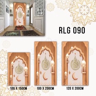 Stiker Dekorasi Musholla / Mihrab  Dekorasi dinding ruang Musholla Rumah Kantor dll / Sticker Vinyl 