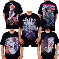 HAIKYUU OBITO ANIME T-SHIRT RENGOKU X AKAZA JOJO BIZARRE CARTOON ANIME T-SHIRT