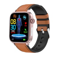 ♥ SFREE Shipping ♥ ET570 Blood Glucose Blood Lipid Uric Acid Smart Watch 1.96inch ECG+PPG AI Analysi