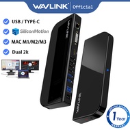 Wavlink USB 3.0 Universal Laptop Docking Station 13-in-1 USB-C Hub Dual Monitor for M1 M2 Mac Window