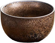 CAPIJIONG 50ml/1.69oz Ceramic Vintage Iron Glazed Coffee cup Kiln to Japanese Tea Cup Suitable for o